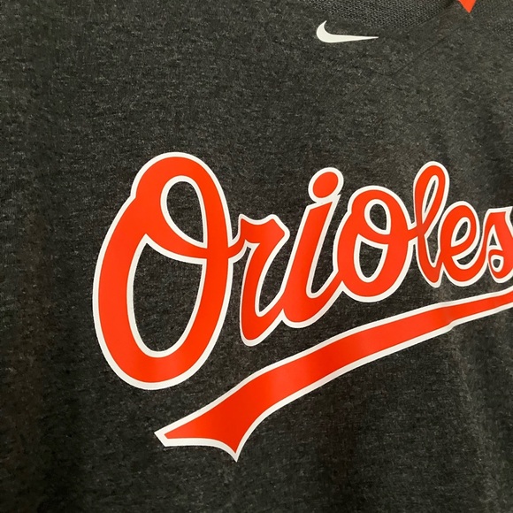 Mens Orioles Size XL Gray Nike Dry-Fit T-Shirt - Picture 2 of 6